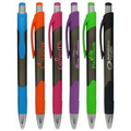 Union Printed, Tropical Colored "Maryland" Click Pen with Colored Rubber Grip Section
